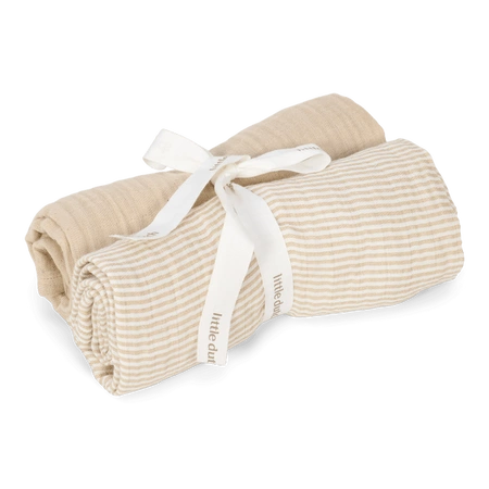 Little Dutch Otulacze muślinowe 70x70 cm Forest Treasures & Sage