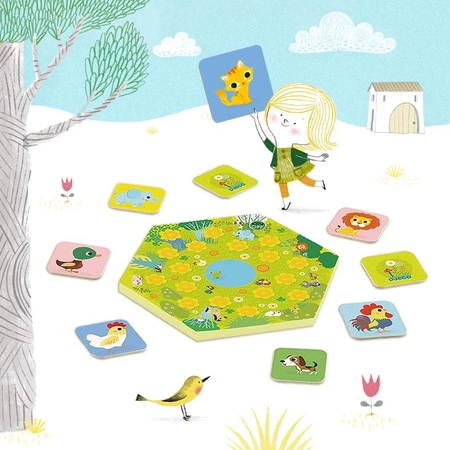 Gra planszowa MEMO MEUUUH Z DŹWIĘKIEM DJ08482