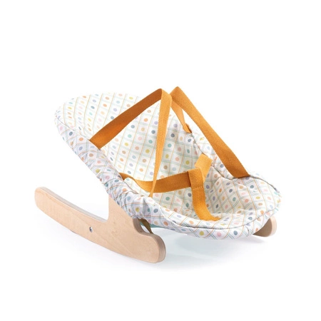 Leżaczek bujaczek dla lalek POMEA DJ07865