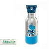 LILLIPUTIENS Bidon 600 ml ze stali nierdzewnej ze słomką Super Nosorożec Marius