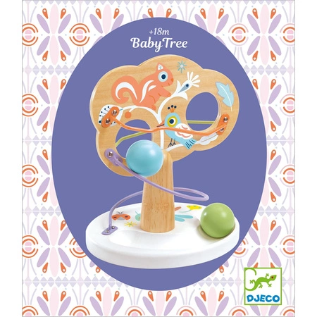 Zabawka wczesnor.drewniane DRZEWKO DJ06122