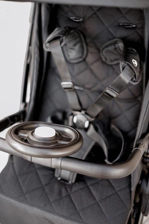 Easywalker Jackey Special Edition Kompaktowy, samoskładający się wózek spacerowy z torbą transportową Gold