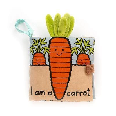 JellyCat Carrot książeczka 16cm
