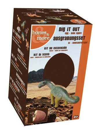 Bones&More, Duża figurka dinozaura - wykopalisko z jajka 10 cm