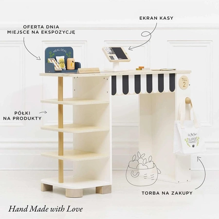 Supermarket zabawka dla dzieci z akcesoriami Le Toy Van