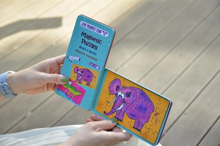Gra magnetyczna The Purple Cow - Puzzle