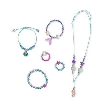 Zestaw kreatywny do tworzenia biżuterii Magiczny ocean 6+, Janod