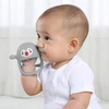 Smily Mia Gryzak Silikonowy Pingwin Buddy Light Grey