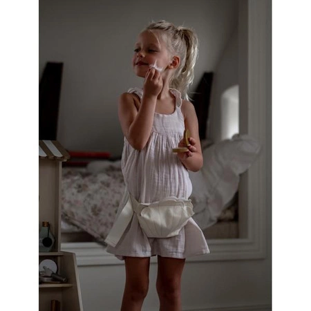 Drewniany pas wizażystki, akcesoria do makijażu Jabadabado