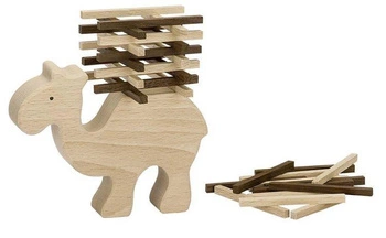 Drewniana układanka Wieża wielbłąda Eko 56693-Goki Nature, zręcznościowe gry dla dzieci