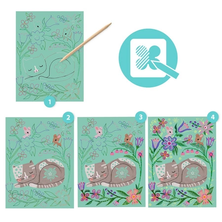 Wydrapywanka SPOTKANIA ZWIERZĄTEK DJ09717