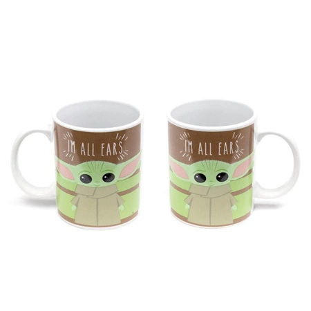 Zestaw prezentowy Gwiezdne Wojny Mandalorian: kubek, brelok, podkładka, notes A5