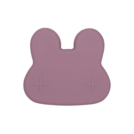 Zamykany silikonowy pojemnik Króliczek We Might Be Tiny - Dusty Rose