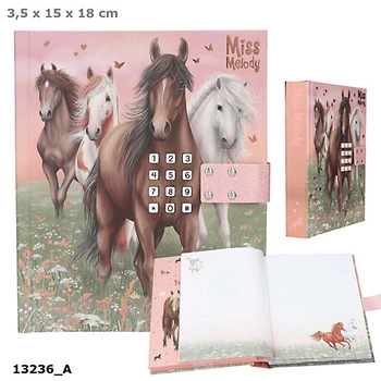Pamiętnik grający na kod Miss Melody 13236A
