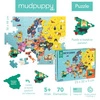 Mudpuppy Puzzle Mapa Europy z elementami w kształcie państw 5+