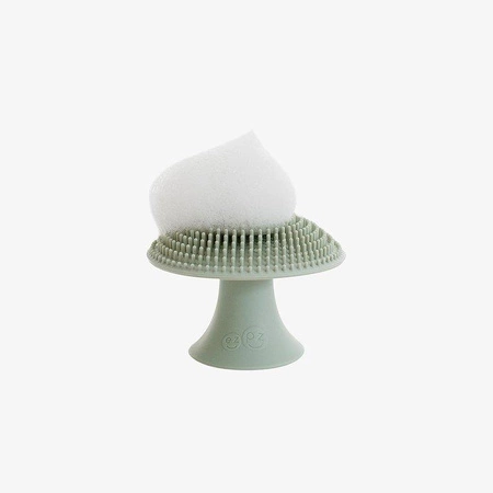 EZPZ Silikonowa myjka czyścik do naczyń bez bakterii pastelowa zieleń