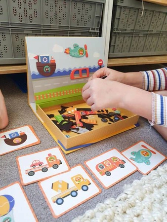 mierEdu Magnesy w pudełku- Pojazdy ME151