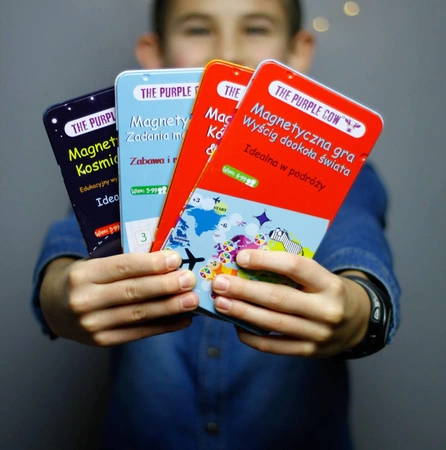 Gra magnetyczna The Purple Cow - Wyścig dookoła świata