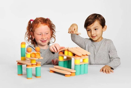 OPPI Kreatywny zestaw konstrukcyjny Stix 108 elementów 2+