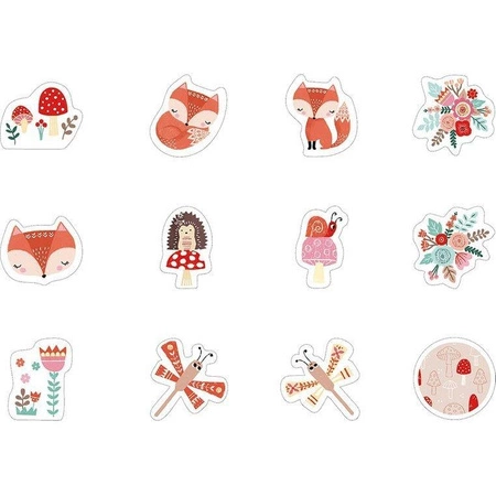 Zestaw 20 mini-gumek do ścierania w słoiczku Lisek / Jednorożec 5+, Janod