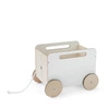 ooh noo drewniana skrzynia na kółkach biała