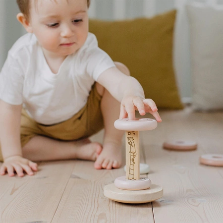 Nakładanka drewniana Micki niebieska