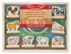 Stempelki Mój pierwszy drewniany zestaw pieczątek Zwierzęta na farmie Melissa and Doug 12390-MD