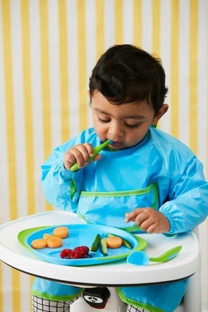 Fartuszek-śliniaczek wodoodporny z rękawami, Strawberry Shake, b.box