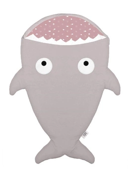 Baby Bites Śpiworek Shark (1-18 m) Pink Clouds Stone/Pink