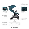 Easywalker Jackey Kompaktowy, samoskładający się wózek spacerowy z torbą transportową Teal Green