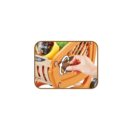 WOOPIE Wózek Sklepowy dla Dzieci Ruchome Elementy + 42 Akc.