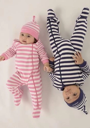 Juddlies Czapka Niemowlęca Greenery Stripe