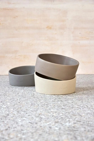 PALOPA Miska dla psa porcelanowa Cali taupe