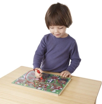 Magnetyczny labirynt z cyframi Nauka liczenia na farmie Melissa & Doug 12280 zabawki edukacyjne