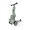 SCOOTANDRIDE Highwaykick 1 Lifestyle 2w1 Jeździk i hulajnoga z zamykanym schowkiem 1-5 lat Green Lines