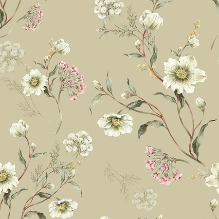 Tapeta Light green blossom