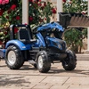 FALK Traktor New Holland Niebieski na Pedały z Przyczepką od 3 Lat