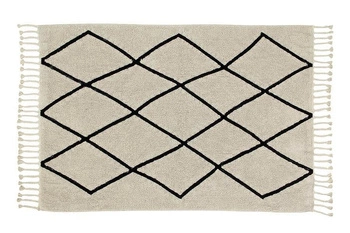 Lorena Canals Dywan bawełniany Bereber Beige 140 x 200 cm