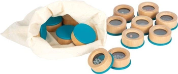 Memo dźwiękowe Sensory posłuchaj dźwięku drewniane pojemniki 12468 Small Foot pamięciowa zabawka muzyczna