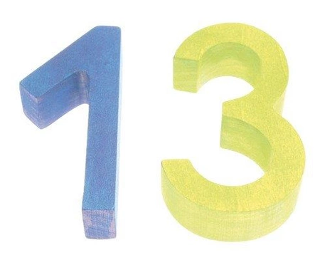 Cyfry z klepsydrą, kolorowe, 3+, Grimm's