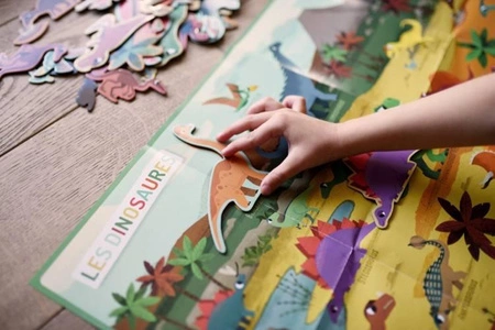 Auzou Zestaw magnesów 35 szt. Dinozaury 4+ 62513