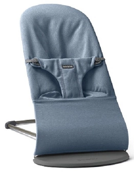 BABYBJORN - leżaczek BLISS WOVEN - Niebieski melanż