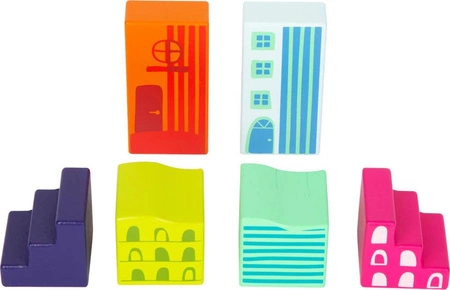 Sensoryczne klocki drewniane Świat fantazji 11748-SF-Small Foot, klocki dla dzieci