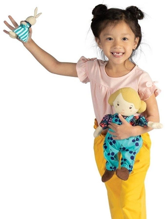 Lalka Ollie i jej mały króliczek Playdate Friends 158630-Manhattan Toy, pluszaki dla dzieci