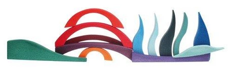 Układanka Krajobraz, kolorowy, 3+, Grimm's