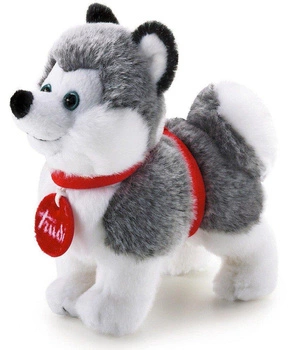 Pluszak, mięciutki piesek, Husky 15 cm, 51010-Trudi, maskotki dla dzieci