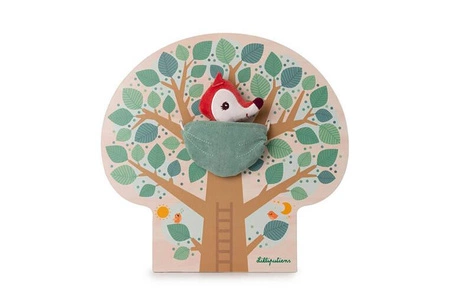 Lilliputiens Drewniana tablica magnetyczna "Mój dzień" Lisiczka Alice 2 lata +