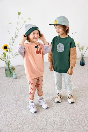 Lassig Czapka z daszkiem dziecięca Little Gang Lemon light blue/dark green 2-6 lat