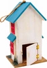 Domek dla ptaków - kolorowy karmnik ozdobny