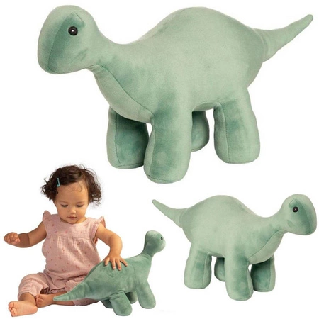 Pluszak Dinozaur Brontozaur Velveteen 159460-Manhattan Toy, maskotki dla dzieci